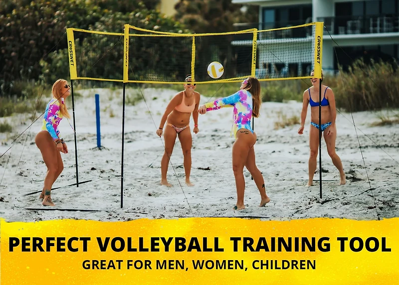 CROSSNET 4-Way Volleyball Game