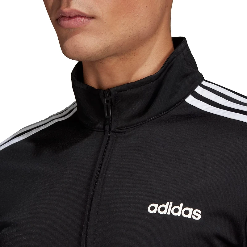 adidas Men's Essential 3-Stripes Tricot Track Jacket