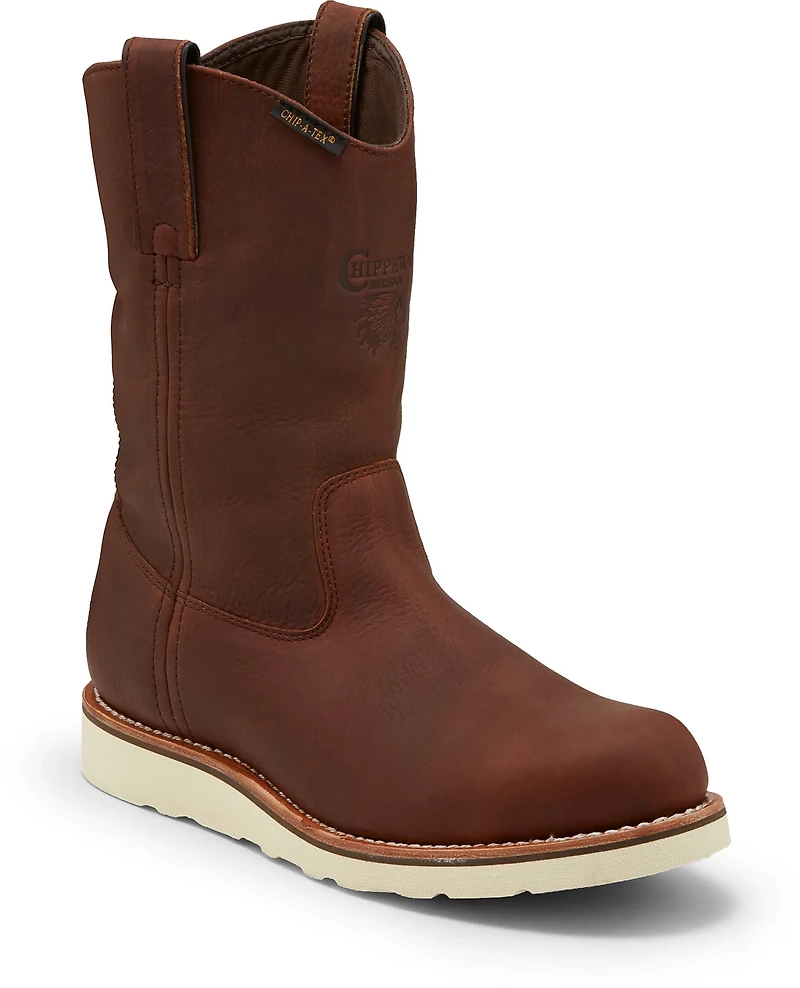 Chippewa Boots Men's 11 in Waterproof Wedge Pull-On Boots