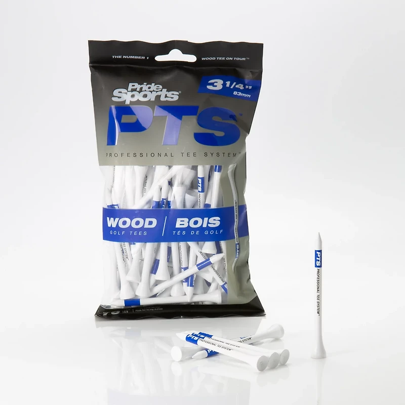 Pride ProLength 3-1/4 in Golf Tees 75-Pack