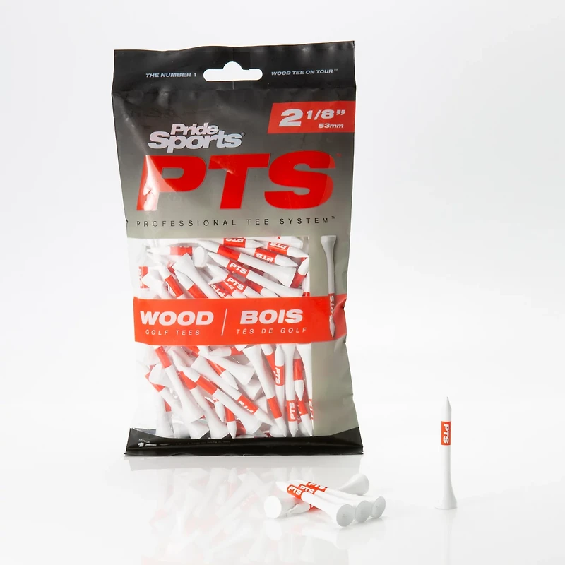 Pride PTS Shortee 2-1/8 in Golf Tees 120-Pack
