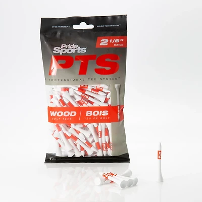 Pride PTS Shortee 2-1/8 in Golf Tees 120-Pack