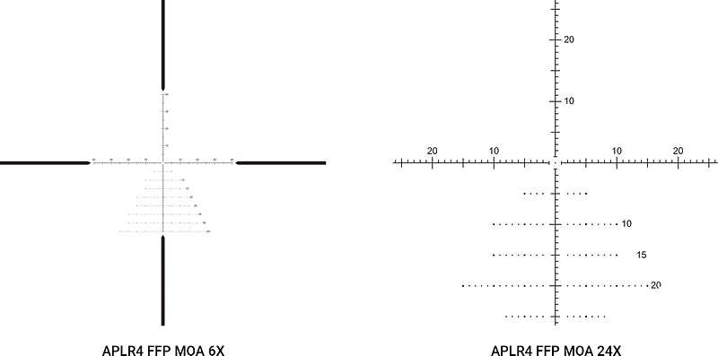 ATHLON Midas TAC 6 - 24 x 50 APLR4 FFP MOA Riflescope
