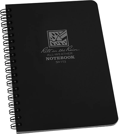 Rite in the Rain Weatherproof Side Spiral Notebook 4.625in x 7in, Universal Pattern