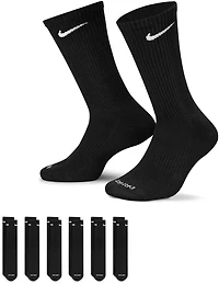 Nike Men's Everyday Plus Cushion Training Crew Socks 6 Pack
