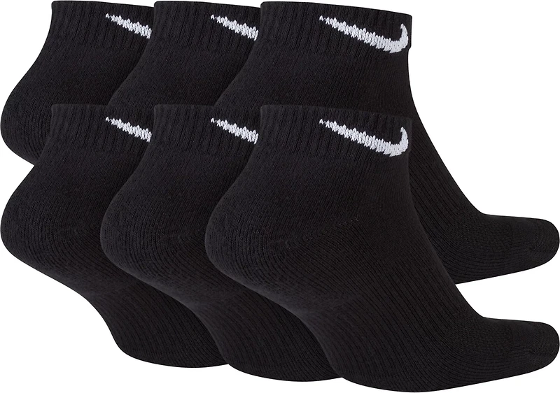 Nike Men's Everyday Plus Cushion Training Low Cut Socks 6 Pack