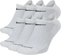 Nike Men's Everyday Plus Cushion Training No Show Socks 6 Pack