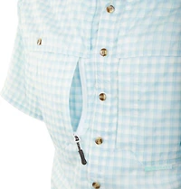 Drake Waterfowl Men's FeatherLite Plaid Wingshooter's Short Sleeve Shirt