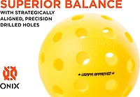 Onix Fuse G2 Outdoor Pickleball Balls 3-Pack
