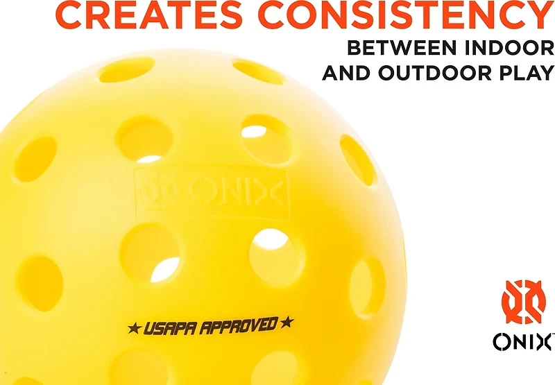 Onix Fuse G2 Outdoor Pickleball Balls 3-Pack