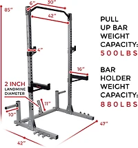 Sunny Health & Fitness SF-BH6802 Power and Squat Rack
