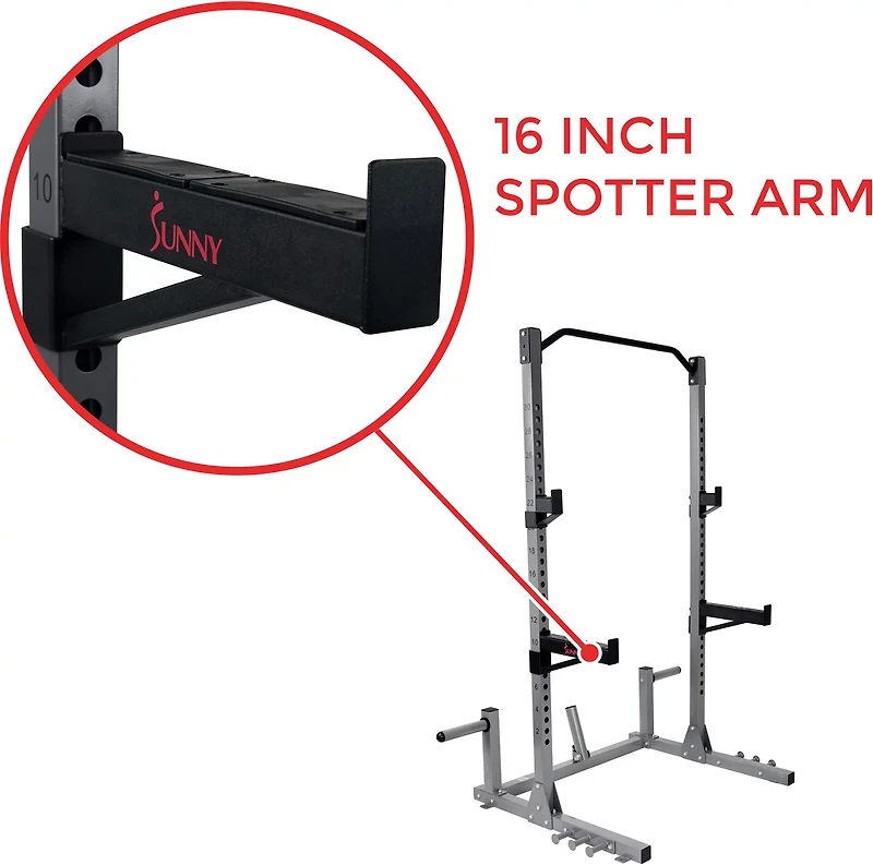 Sunny Health & Fitness SF-BH6802 Power and Squat Rack