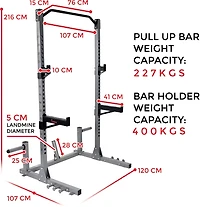 Sunny Health & Fitness SF-BH6802 Power and Squat Rack