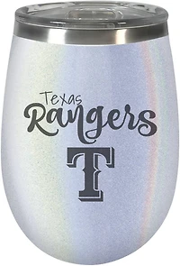 Great American Products Texas Rangers The Diamond Collection 12 oz Opal Wine Tumbler