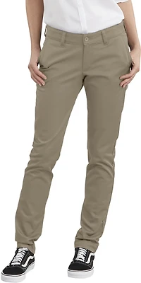 Dickies Women's Straight Fit Stretch Twill Pants