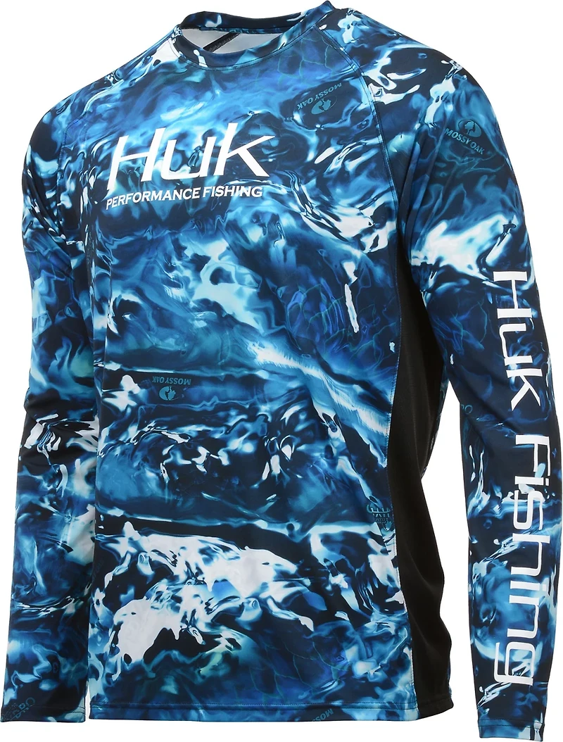 Huk Men's Pursuit Camo Vented Long Sleeve T-shirt