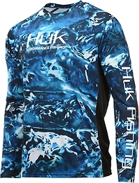 Huk Men's Pursuit Camo Vented Long Sleeve T-shirt