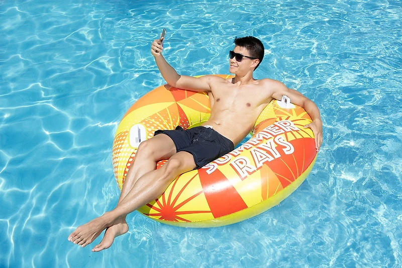 Poolmaster 54 in Summer Rays Sport Pool Float