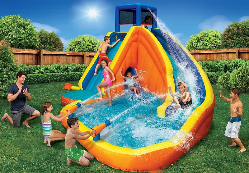 Climbing Wall Sidewinder Falls Water Slide Banzai Sidewinder Blast