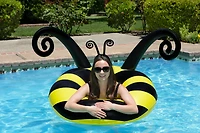 Poolmaster 48 in Bumble Bee Party Pool Float