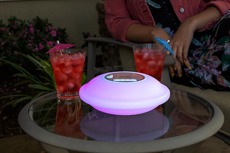 Poolmaster Floating Light-Up Wireless Speaker