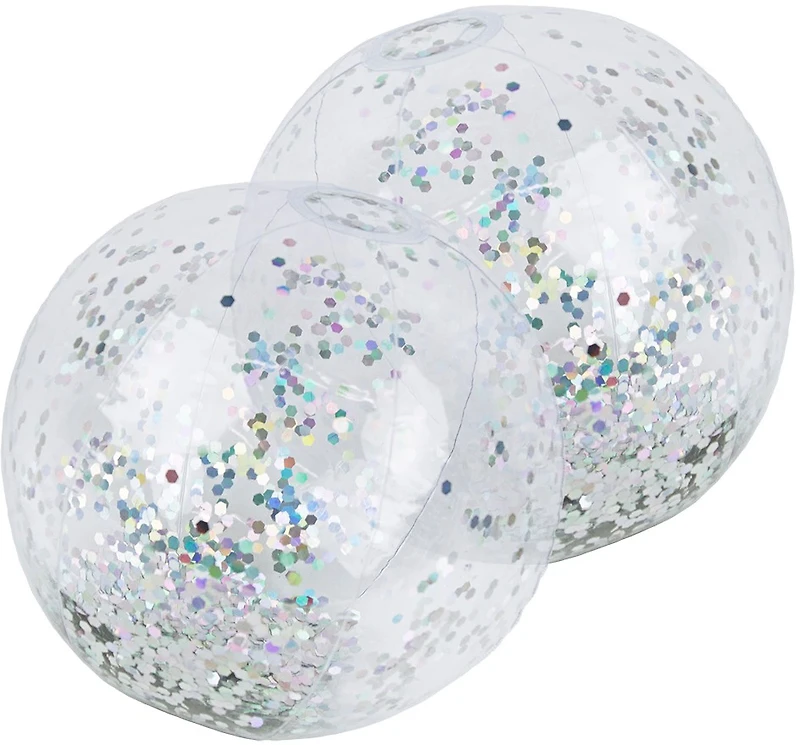 Poolmaster 16 in Glitter Pool Balls 2-Pack