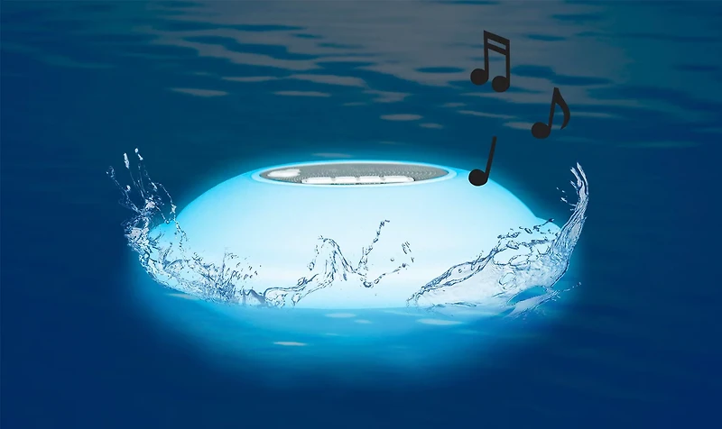 Poolmaster Floating Light-Up Wireless Speaker