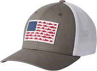 Columbia Sportswear Men's PFG Mesh Fish Flag Ball Cap