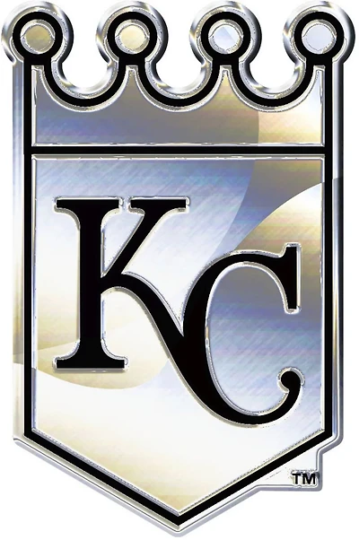 WinCraft Kansas City Royals Chrome Free Form Auto Emblem
