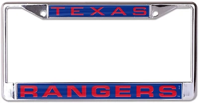 WinCraft Texas Rangers Metal License Plate Frame