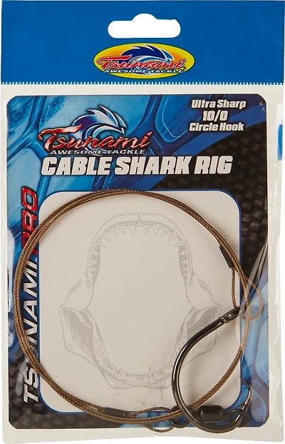 Tsunami Cable Shark Rig 10/0 Circle Hook