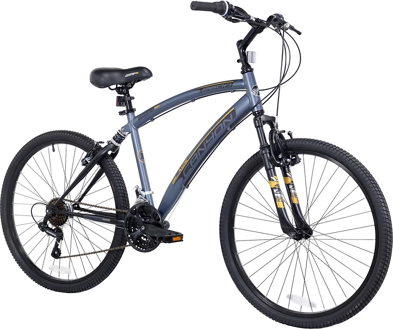 Ozone 500 Men's Black Canyon 26 in 21-Speed Hybrid Bike