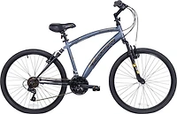 Ozone 500 Men's Black Canyon 26 in 21-Speed Hybrid Bike
