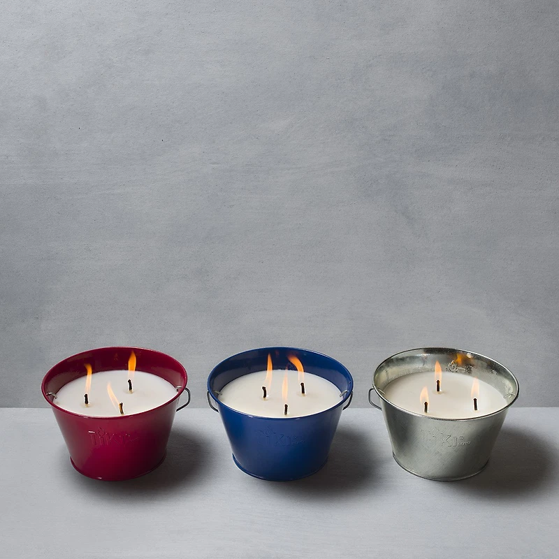 Tiki Americana Triple Wick Citronella Candle Bucket