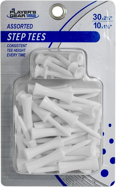 Players Gear Step Tees 40-Pack