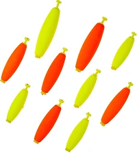 Eagle Claw Unweighted Cigar Foam Floats 10-Pack