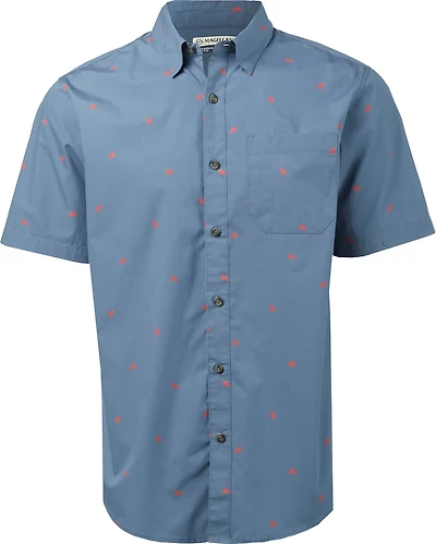 Magellan Outdoors Men's Summerville Print Button Down Shirt