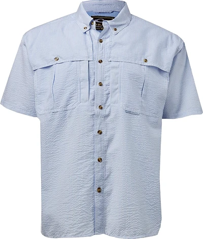 Drake Waterfowl Men's Seersucker Wingshooter Button-Down Shirt