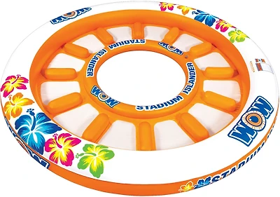 WOW Watersports Stadium Islander 12-Person Inflatable Pool Lounge