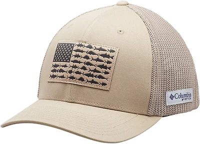 Columbia Sportswear Men's PFG Mesh Fish Flag Ball Cap
