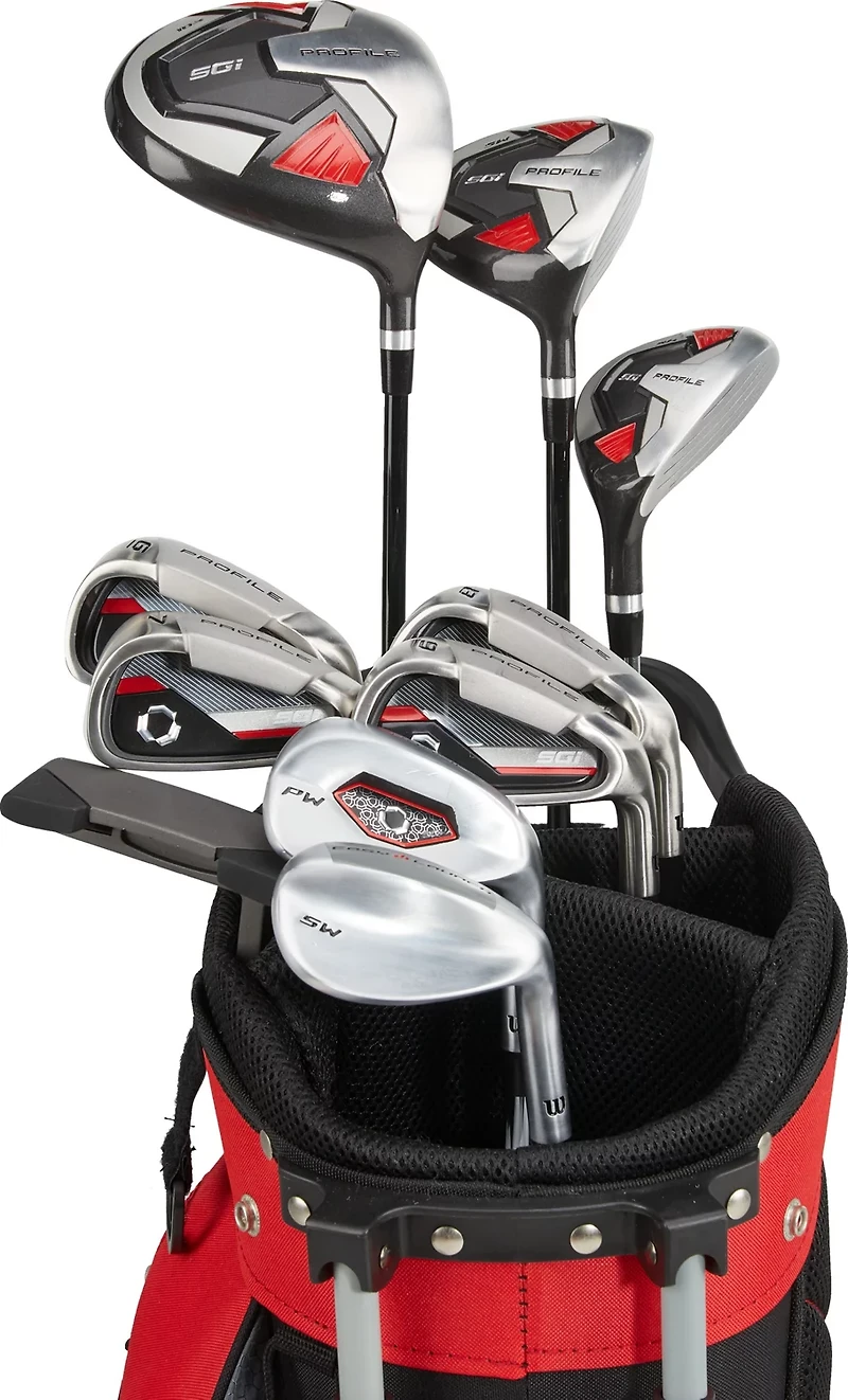 Wilson Men's Profile SGI Complete Golf Club Carry Set