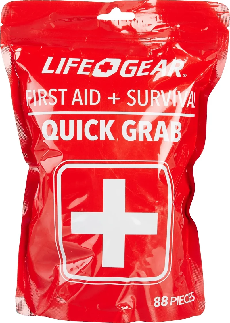 Life Gear Quick Grab 88-Piece First Aid Survival Kit