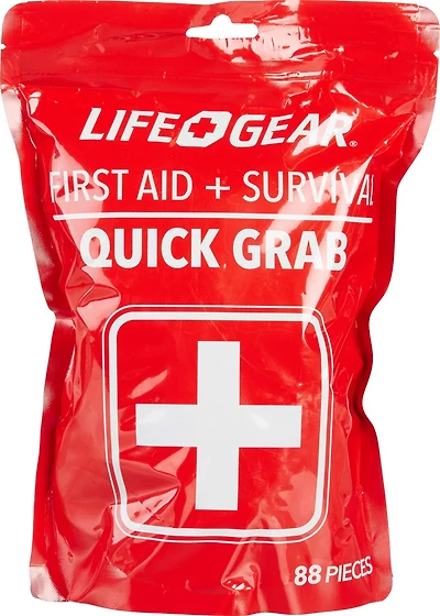 Life Gear Quick Grab 88-Piece First Aid Survival Kit