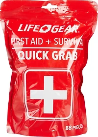 Life Gear Quick Grab 88-Piece First Aid Survival Kit