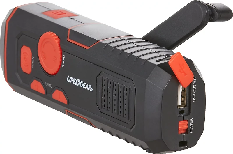 Life Gear Stormproof Crank Radio Light