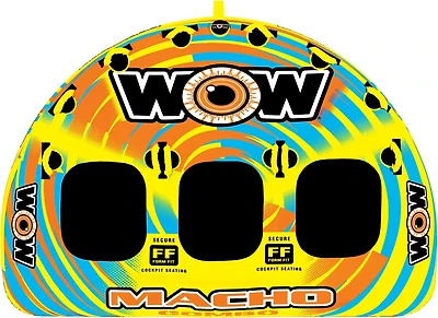 WOW Watersports Macho Combo 3-Person Inflatable Towable Tube