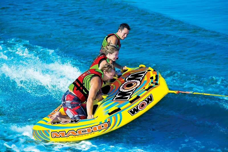 WOW Watersports Macho Combo 3-Person Inflatable Towable Tube