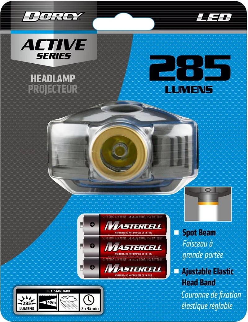 Dorcy 215-Lumen LED Headlamp