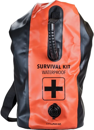 Life Gear 2-Person Waterproof 72-Hour Dry Bag Survival Kit