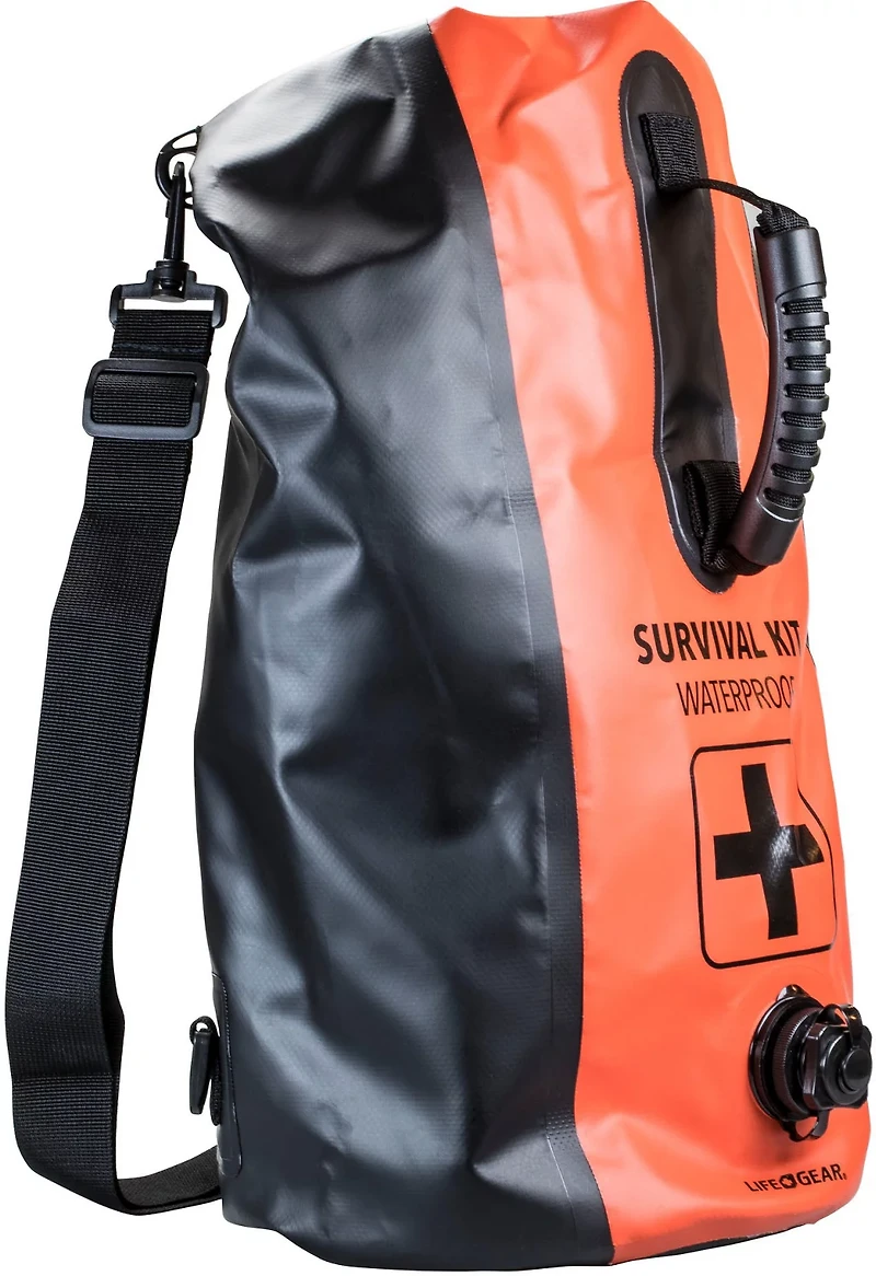 Life Gear 2-Person Waterproof 72-Hour Dry Bag Survival Kit
